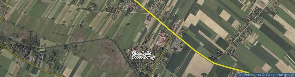 Zdjęcie satelitarne Czernięcin Poduchowny ul.
